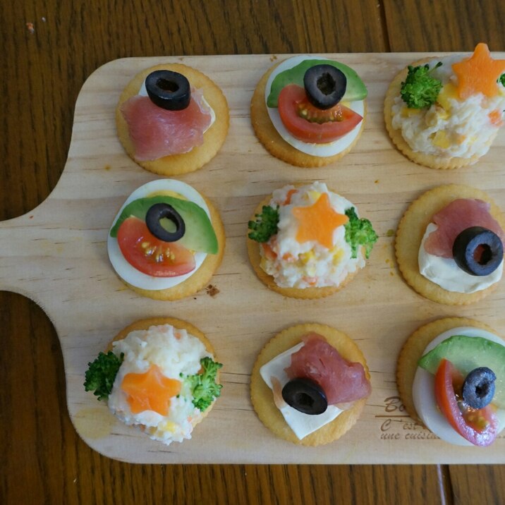 おもてなしに☆のせるだけ簡単♪3種のディップ